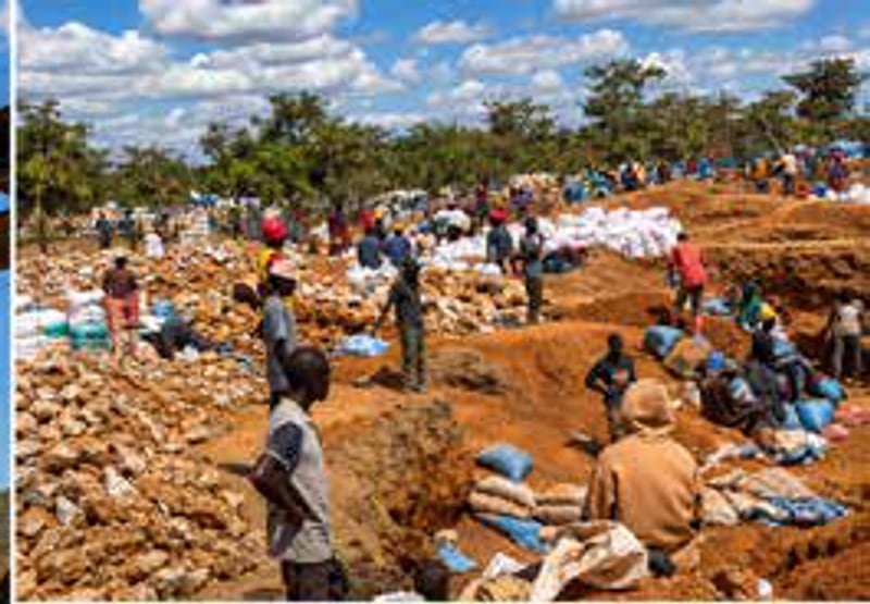 Field team at a mine site